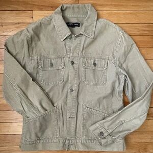 Club Monaco Men's Beige Corduroy Jacket Medium